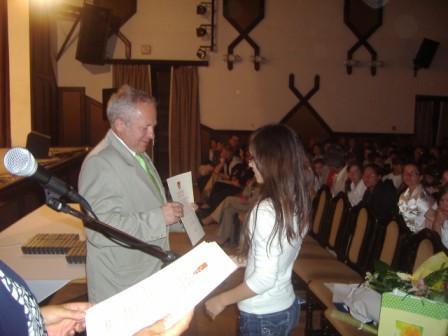 Polgármester Úr gratulált táncosainknak