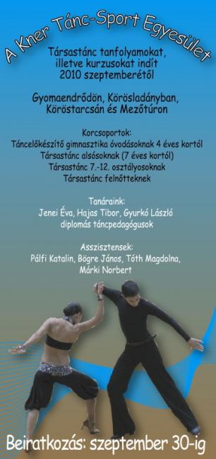 Még 2 napig lehet jelentkezni tánctanfolyamainkra...