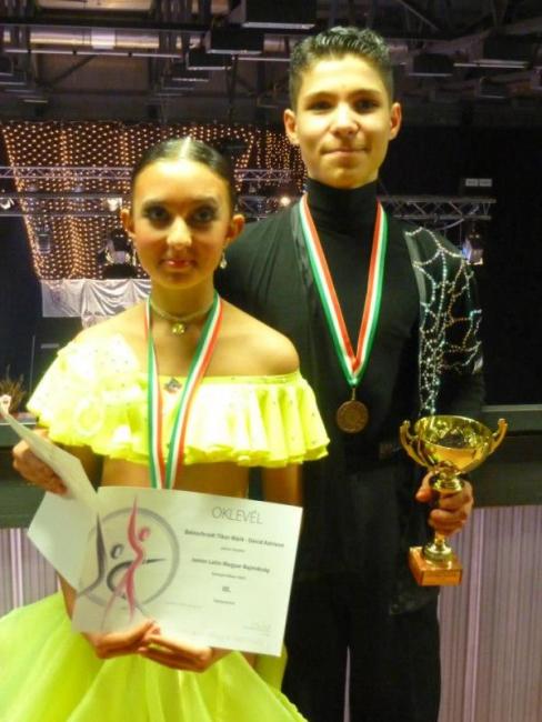 Tibi és Adri Fantasztius eredménye a Junior II-es Latin Magyarbajnokságon!