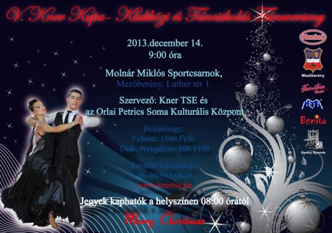 Hamarosan lejár az V. Kner Kupa nevezési határideje!!!