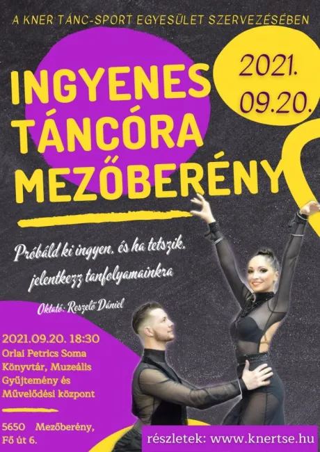 Ingyenes nyílt táncóra Mezőberényben