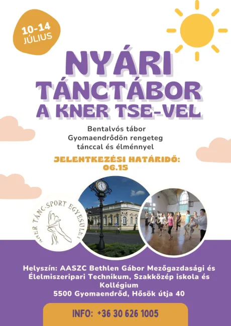 Táborozz a Kner TSE-vel!
